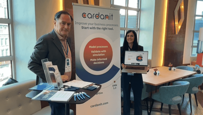 Piero Donat and Teresa Montrone at the BA & Beyond conference