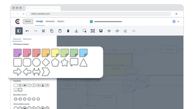 Screenshot of the whteboard, a bonus feature to save you time