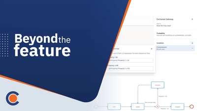 Cover of the Beyond the feature blog post series with  properties and conditions