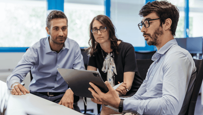 Marco Turchetto coordinating complex engineering processes with his team