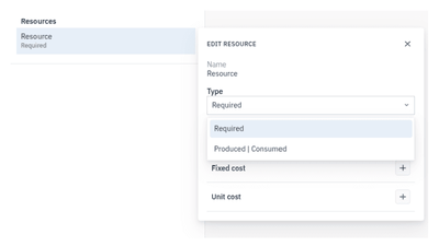 Produce and consume resources in Cardanit BPMN modeler