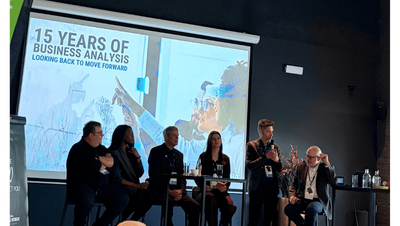 The panel with Vincent Mirabelli, Dami Junaid, Mark Bruins, Ann Leemans, Filip Hencrickx and Delvin Fletcher