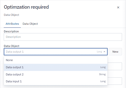 selecting a Data Object