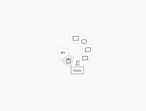 pasting DMN elements in a diagram