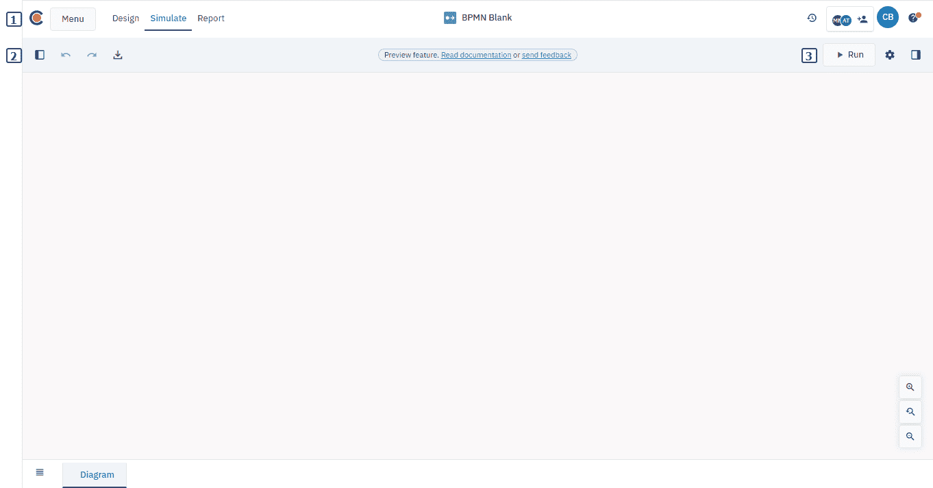 The process simulation environment in Cardanit BPMN editor